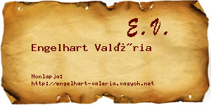 Engelhart Valéria névjegykártya