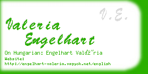 valeria engelhart business card